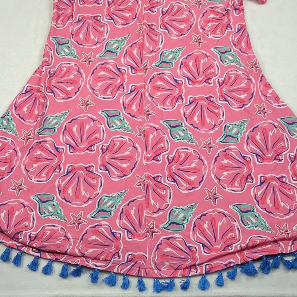NEW Simply‎ Southern Wilmington Dress Sea Shells Beach Women's Size Large